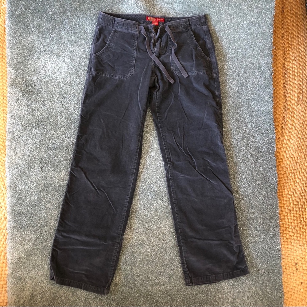 Eastern Mountain Sports grey micro Cordouroy